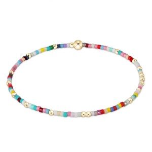 Enewton Hope Unwritten Multicolor Beaded Bracelet with Gold Accent